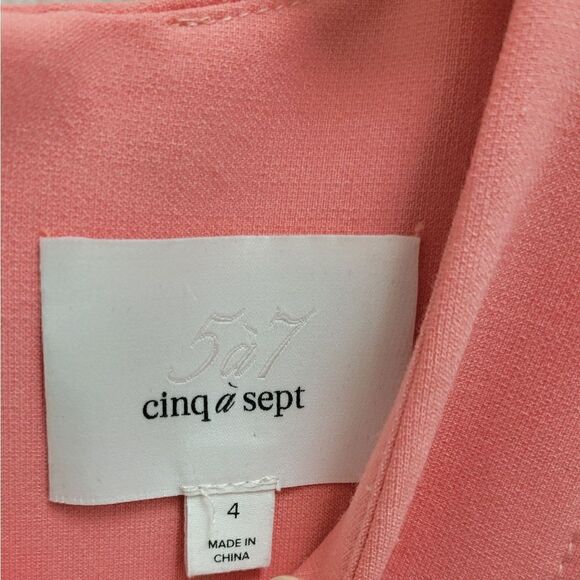 CINQ À SEPT Melina Dress In Tigerlily Size 4 - Picture 9 of 11